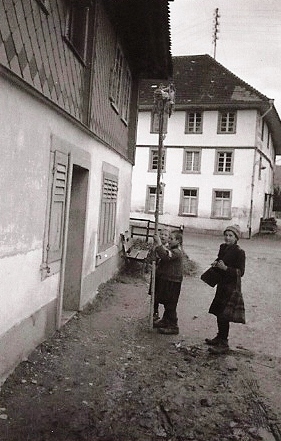 Chlauseslä in den 1930er Jahren bei der Kreuzmühle